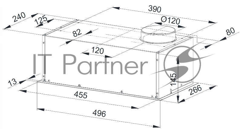 Вытяжка Weissgauff Alpha 50 PB IX