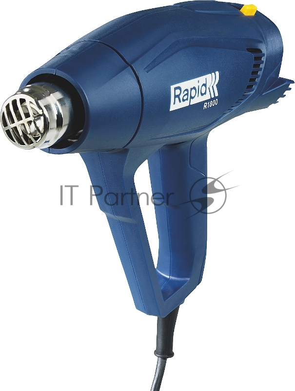 Фен строительный RAPID R1800 1800 Вт. Регулировка температуры: 300-550 ° C. Расход воздуха: 250-450 л/мин. 2 режима воздушного потока