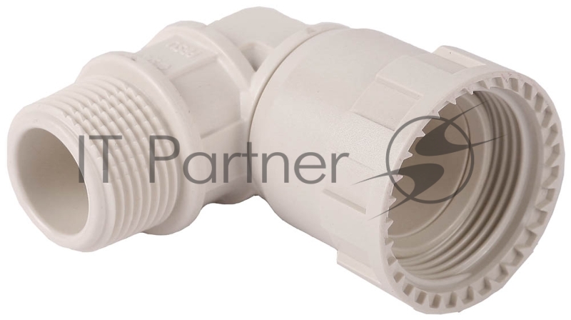 Переходник угловой 90° ЗУБР ШиреФит накидная гайка - наружная резьба, 32мм - 1