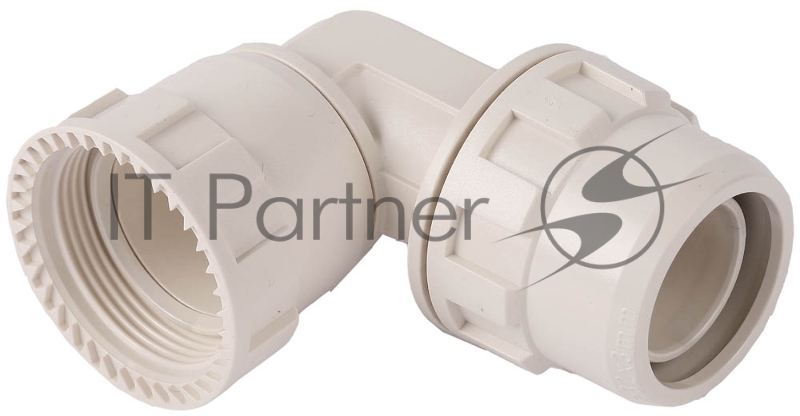 Переходник ЗУБР ШиреФит угловой 90° накидная гайка - штуцер с гайкой, 20мм