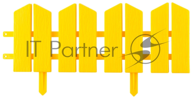 Бордюр декоративный GRINDA ЛЕТНИЙ САД, 16х300см, желтый