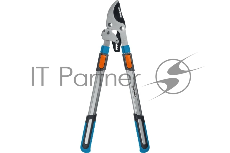 Сучкорез TX-980 плоскостной телескопический с храповым механизмом, GRINDA