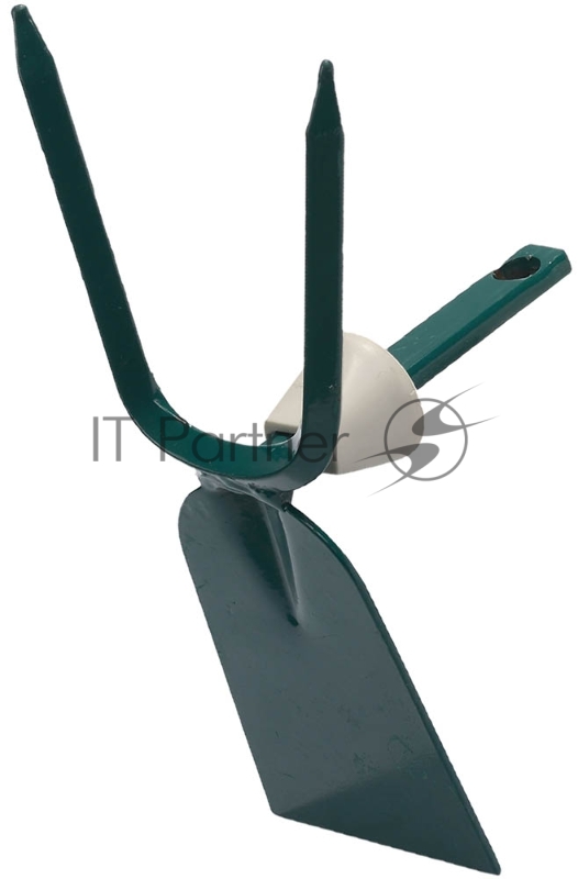 Мотыжка садовая RACO, прямое лезвие, 2 зубца, с быстрозажимным механизмом, 70мм