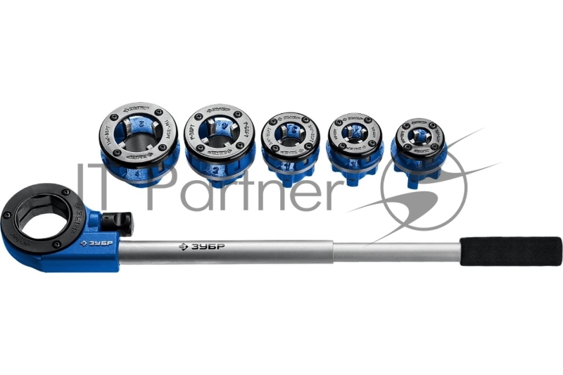 ЗУБР Набор клуппов №5 с трещоткой, серия Профессионал