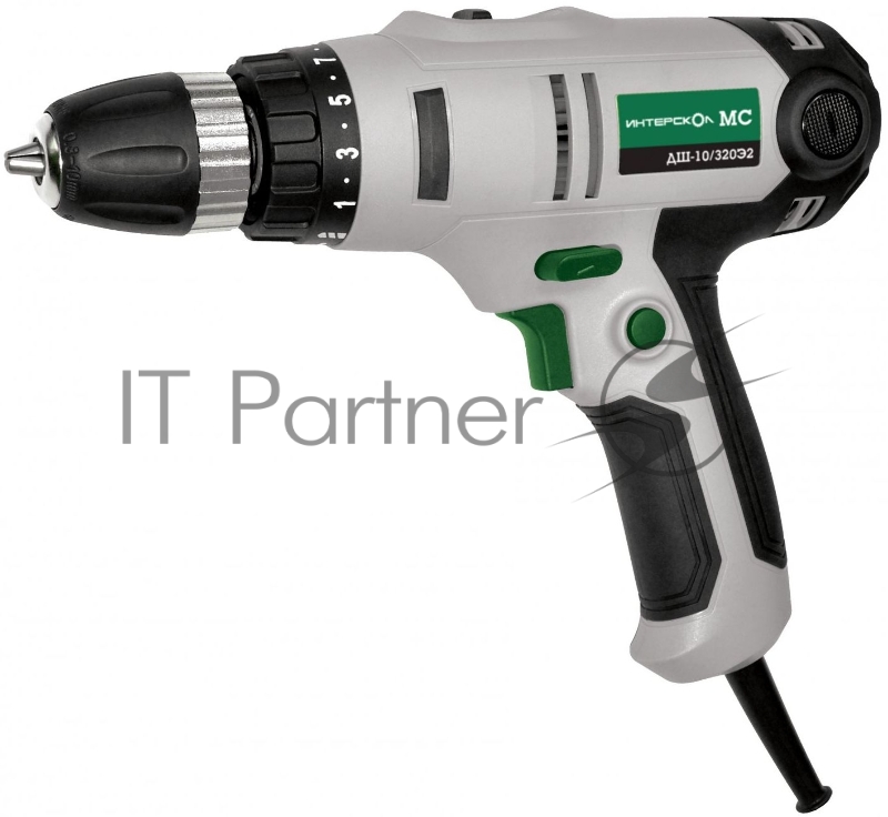 Дрель-шуруповерт Интерскол ДШ-10/320Э2 320Вт патрон:быстрозажимной (220.3.0.30)