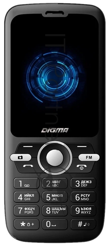 Мобильный телефон Digma B240 Linx 32Mb черный моноблок 2Sim 2.44 240x320 0.08Mpix GSM900/1800 FM microSD