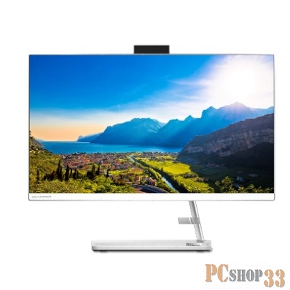 Моноблок/ Lenovo IdeaCentre AIO 3 24ITL6 23.8(1920x1080)/Intel Core i3 1115G4(3Ghz)/4096Mb/256SSDGb/n UHD Graphics/BT/WiFi/war 1y/6.81kg/white/DOS + Keyboard, mouse USB