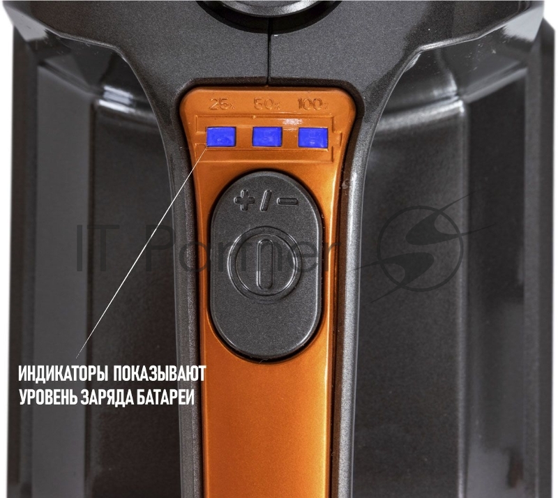 Пылесос ручной Supra VCS-1001 оранжевый/серый