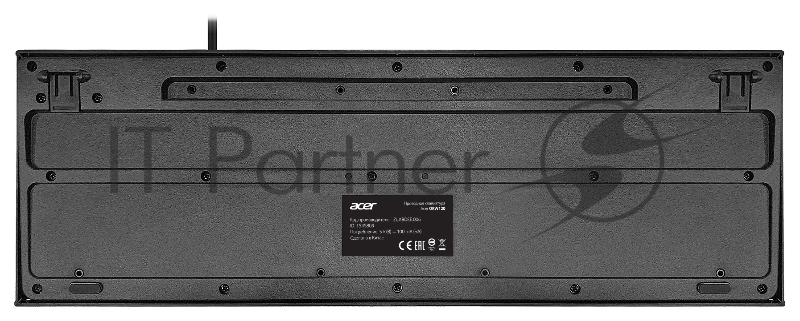 Клавиатура Acer OKW120 черный USB Multimedia