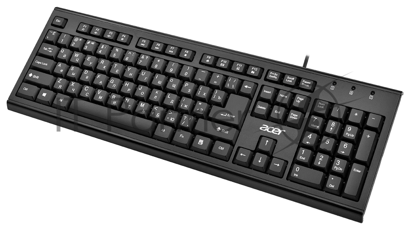 Клавиатура Acer OKW120 черный USB Multimedia
