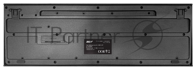 Клавиатура + мышь Acer OKR120 клав:черный мышь:черный USB беспроводная Multimedia