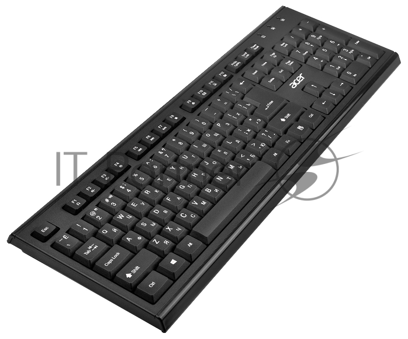 Клавиатура + мышь Acer OKR120 клав:черный мышь:черный USB беспроводная Multimedia