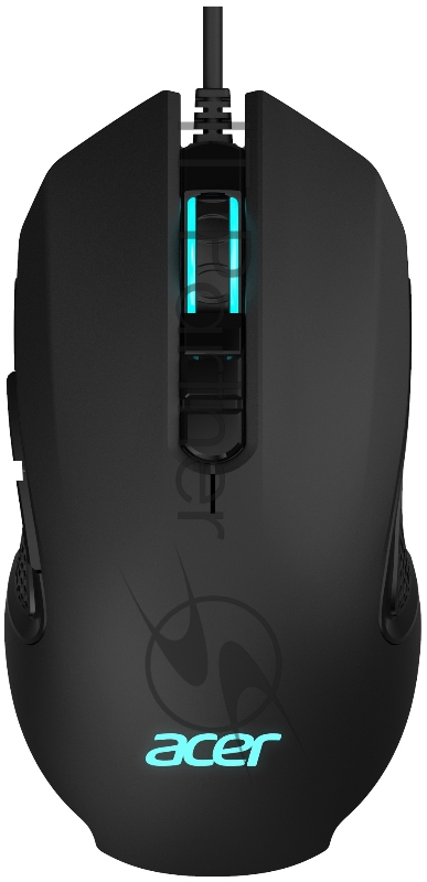 Мышь Acer OMW160 черный оптическая (6400dpi) USB (8but)