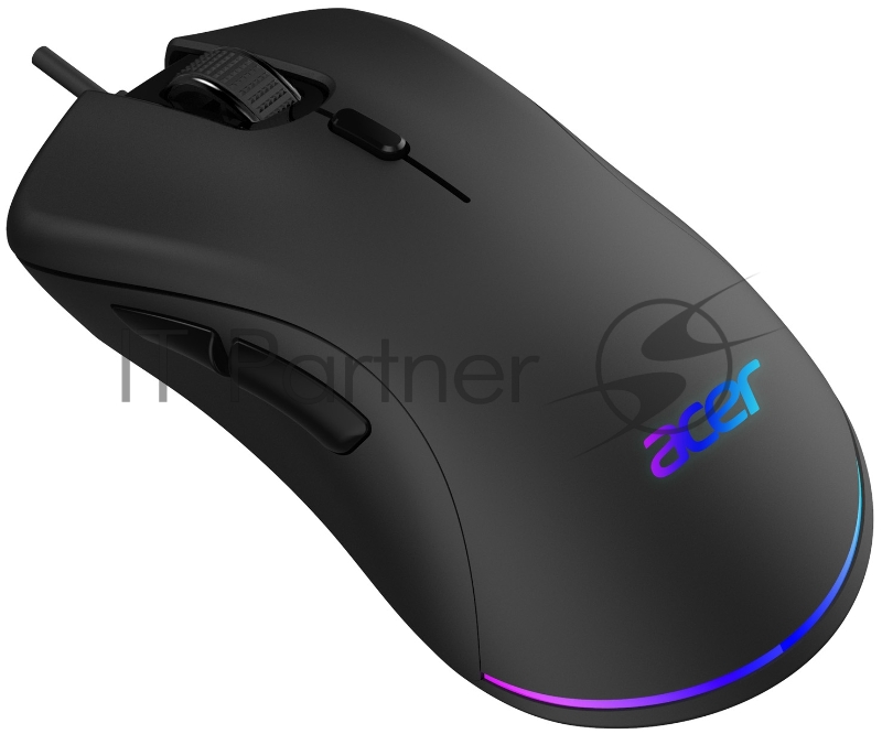 Мышь Acer OMW190 черный оптическая (6400dpi) USB (6but)