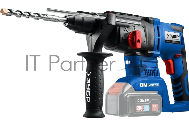 Перфоратор ЗУБР 20В бесщеточный, без АКБ, в коробке, Профессионал. PB-260