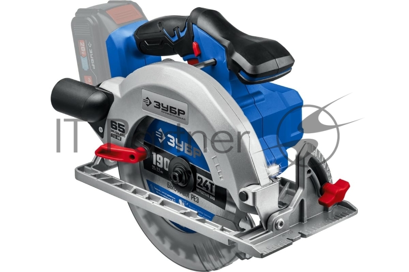 Пила ЗУБР 20В бесщеточная циркулярная, без АКБ, в коробке, Профессионал. CPB-190