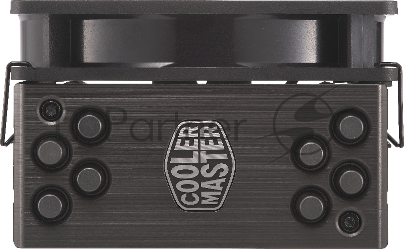 Кулер Cooler Master Hyper 212 Black Edition with 1700 (150W, 4-pin, 158.8mm, tower, Al/Cu, fans: 1x120mm/42CFM/26dBA/2000rpm, 2066/2011-v3/2011/1700/1366/12