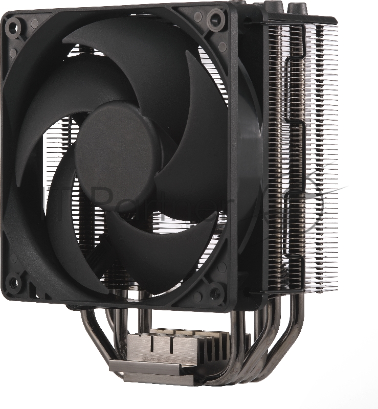 Кулер Cooler Master Hyper 212 Black Edition with 1700 (150W, 4-pin, 158.8mm, tower, Al/Cu, fans: 1x120mm/42CFM/26dBA/2000rpm, 2066/2011-v3/2011/1700/1366/12