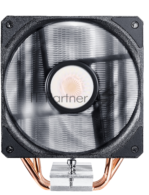 Кулер Cooler Master Hyper 212 EVO V2 with 1700 (150W, 4-pin, 154mm, tower, Al/Cu, fans: 1x120mm/62CFM/27dBA/1800rpm, 2066/2011-v3/2011/1700/1200/11