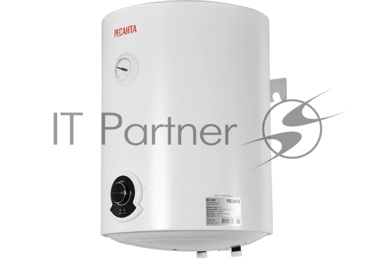 Водонагреватель накопительный ВН-30К Ресанта 74/5/13