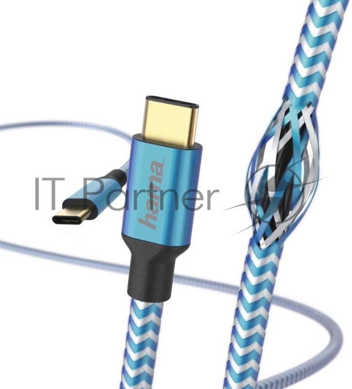 Кабель Hama 00183288 USB Type-C (m) USB Type-C (m) 1.5м синий