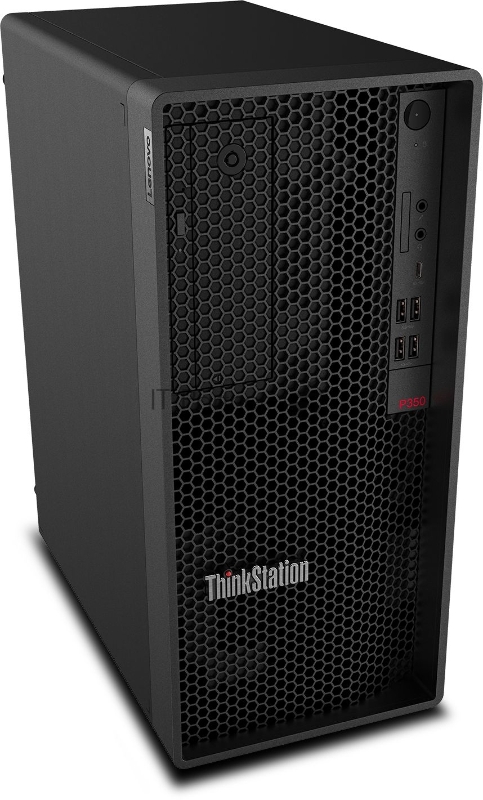 ПК Lenovo ThinkStation P350 MT Xeon W-1370P 16Gb SSD512Gb DVDRW Windows 10 Workstation Professional 64 черный
