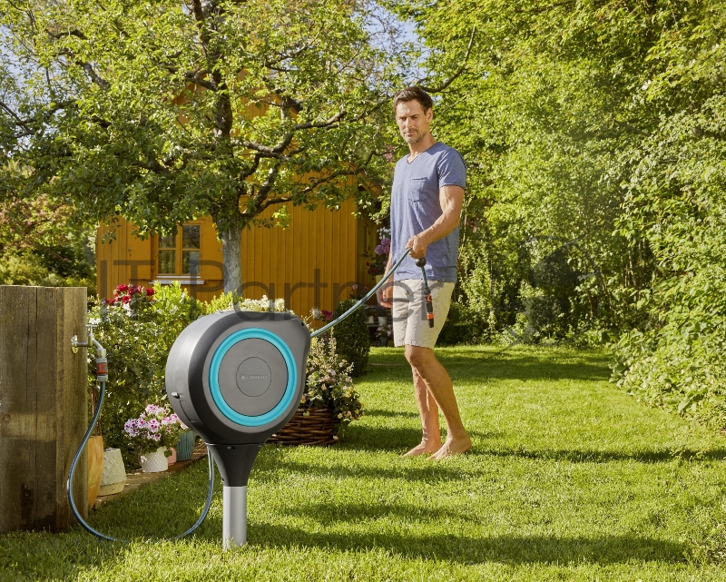 Катушка для шланга Gardena RollUp M шланг в компл. 20м (18616-32.000.00)