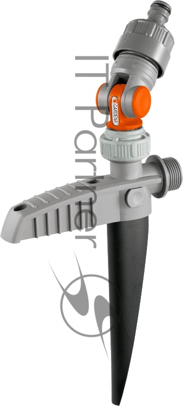 Соединитель Gardena 08254-20.000.00 Д.вх.1/2 Д.вых.3/4 серый/черный