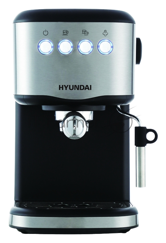 Кофеварка эспрессо Hyundai HEM-3301 850Вт черный/серебристый