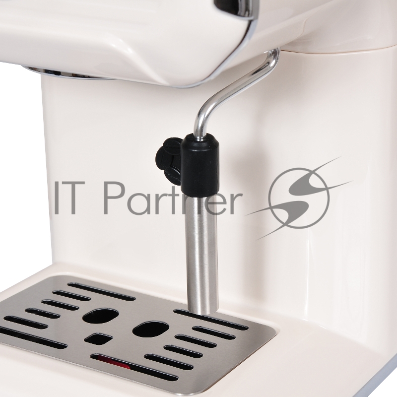 Кофеварка эспрессо Hyundai HEM-5300 850Вт бежевый/серебристый