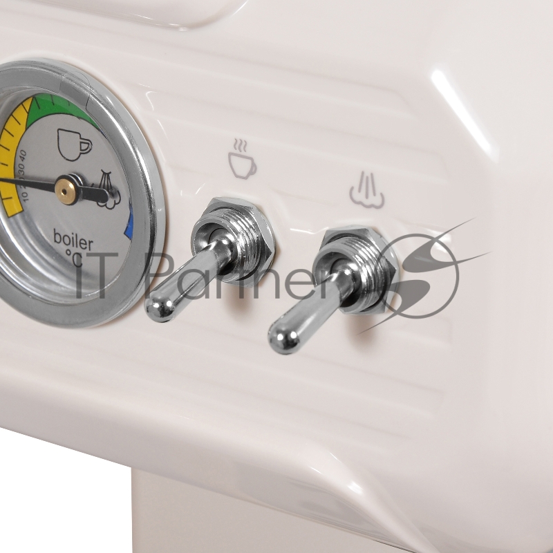 Кофеварка эспрессо Hyundai HEM-5300 850Вт бежевый/серебристый