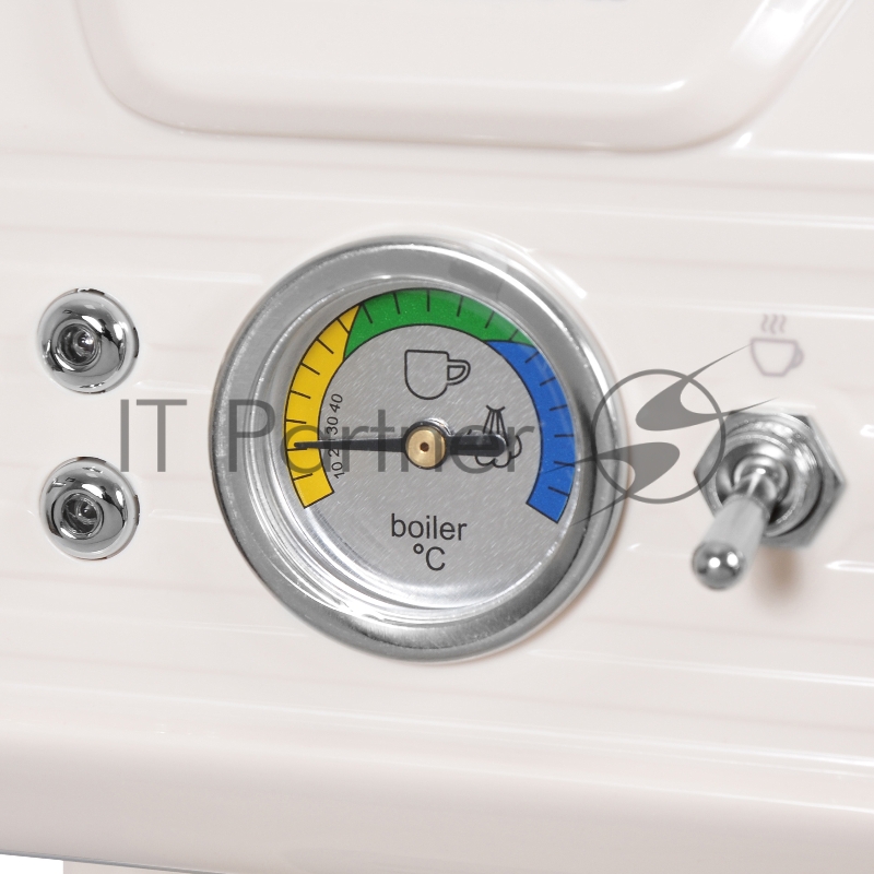 Кофеварка эспрессо Hyundai HEM-5300 850Вт бежевый/серебристый