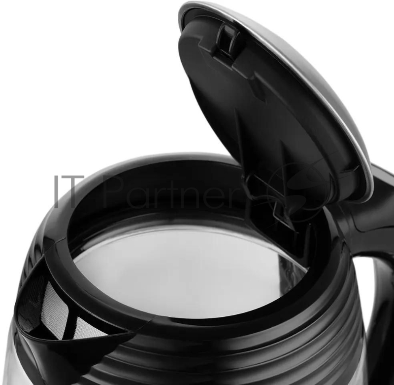 Чайник электрический Kitfort КТ-6126 1.7л. 2200Вт черный (корпус: стекло)