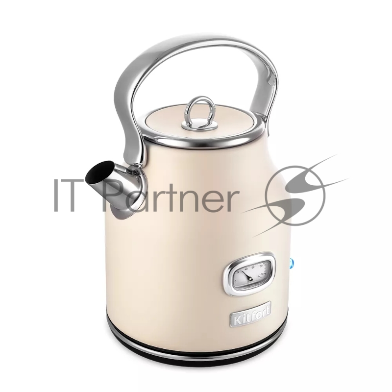 Чайник электрический Kitfort КТ-6150-1 1.7л. 2200Вт бежевый