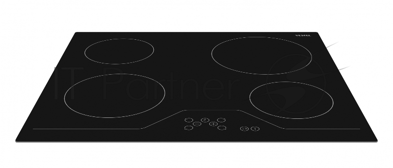 Встраиваемая электрическая варочная панель Vestel,HiLight,2 x 145 мм 1200 Вт,1 x 180 мм 1700 Вт, 1 x 210 мм 1800 Вт,Таймер,Сенсорное управление, индикатор остаточного тепла,блокировка от детей, блокировка управления, автоотключение,Размеры (ВхШхГ),