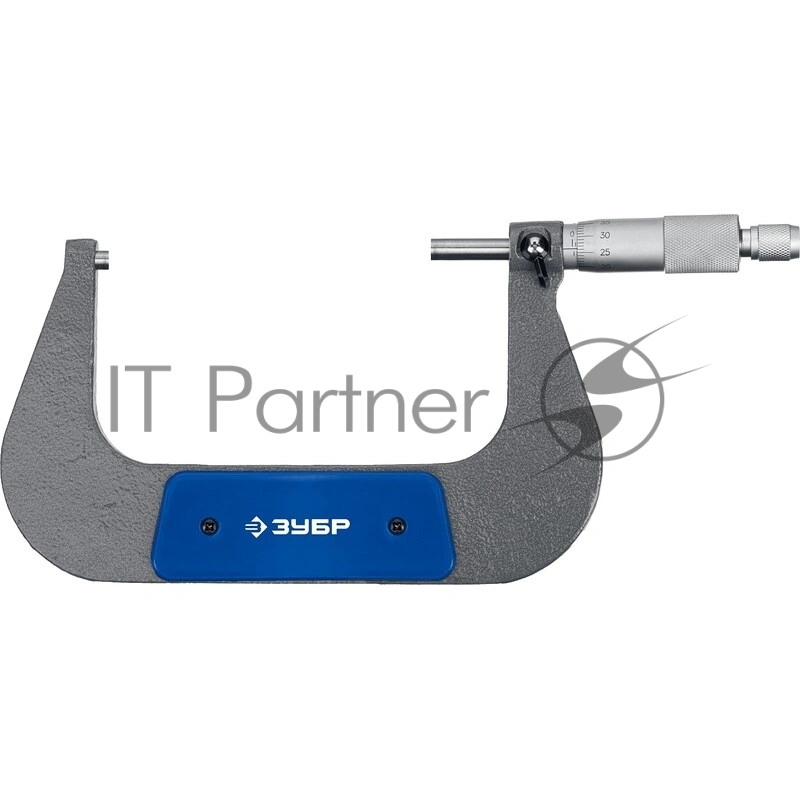 Микрометр ЗУБР Профессионал гладкий механический, МК 100, диапазон 75-100мм, шаг измерения 0,01мм