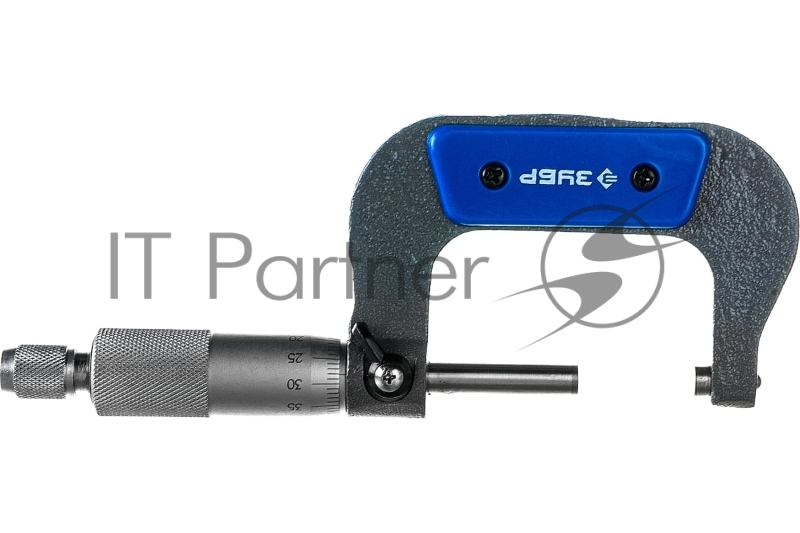 Микрометр ЗУБР Профессионал гладкий механический, МК 50, диапазон 25-50мм, шаг измерения 0,01мм