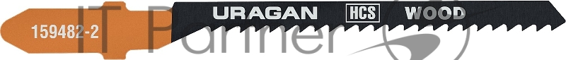 Полотна URAGAN, T119BO, HCS, по дереву, ДСП, фигур. рез, T-хвост., шаг 2мм, 75/50мм, 2шт