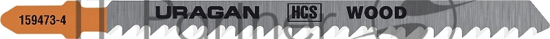 Полотна URAGAN T301CD, HCS, 159473-4,по дереву, фанере, ДВП, ДСП, быстр точный рез, T-хвост, 115/90мм, шаг 3мм, 2шт