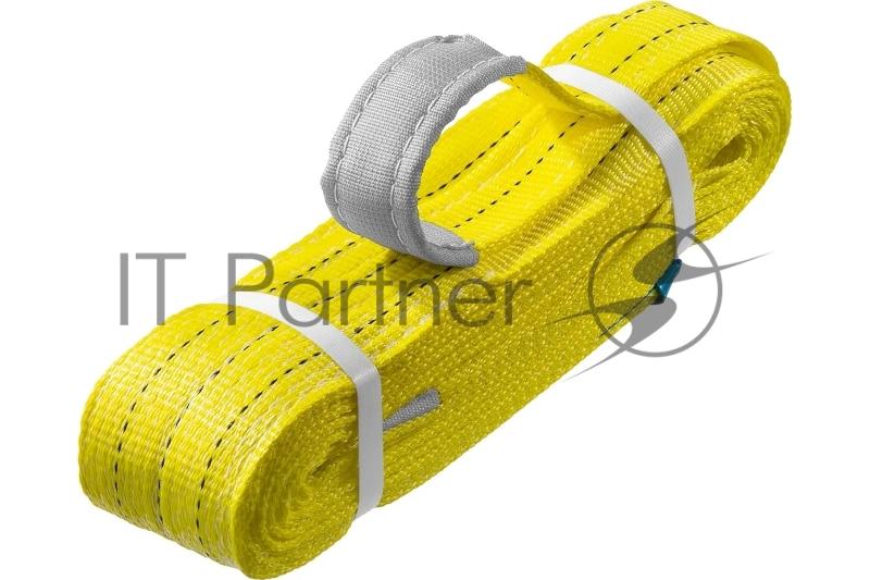 Текстильный петлевой строп ЗУБР СТП-3/3, желтый, г/п 3 т, длина 3 м