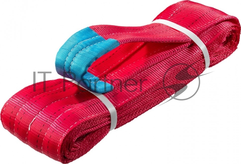 Текстильный петлевой строп ЗУБР СТП-5/4 , красный, г/п 5 т, длина 4 м