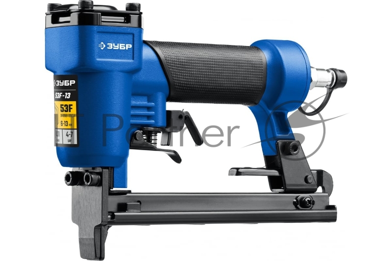 Степлер (скобозабиватель) ЗУБР 53F-13 пневматический для скоб тип 53F (6-13 мм)