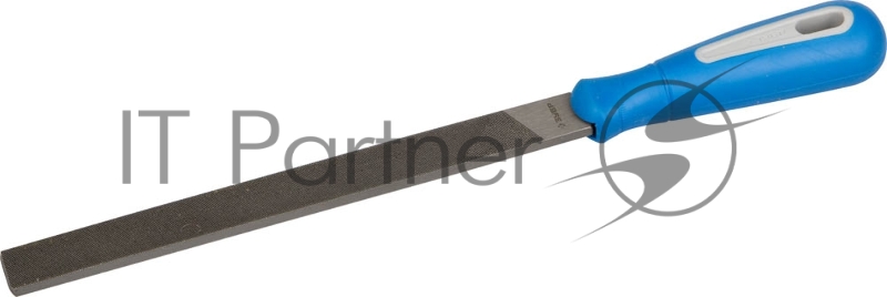 Плоский напильник ЗУБР Эксперт, двухкомпонентная рукоятка, 200 мм