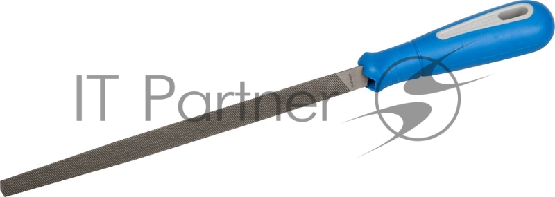 Трёхгранный напильник ЗУБР Эксперт, двухкомпонентная рукоятка, 200 мм