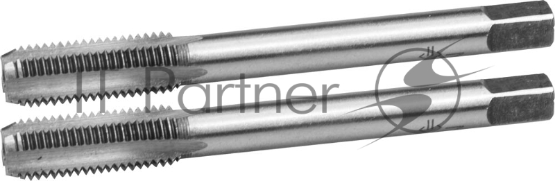 Комплект метчиков ЗУБР М8x1.0мм, сталь 9ХС, ручные, 4-28006-08-1.0-H2