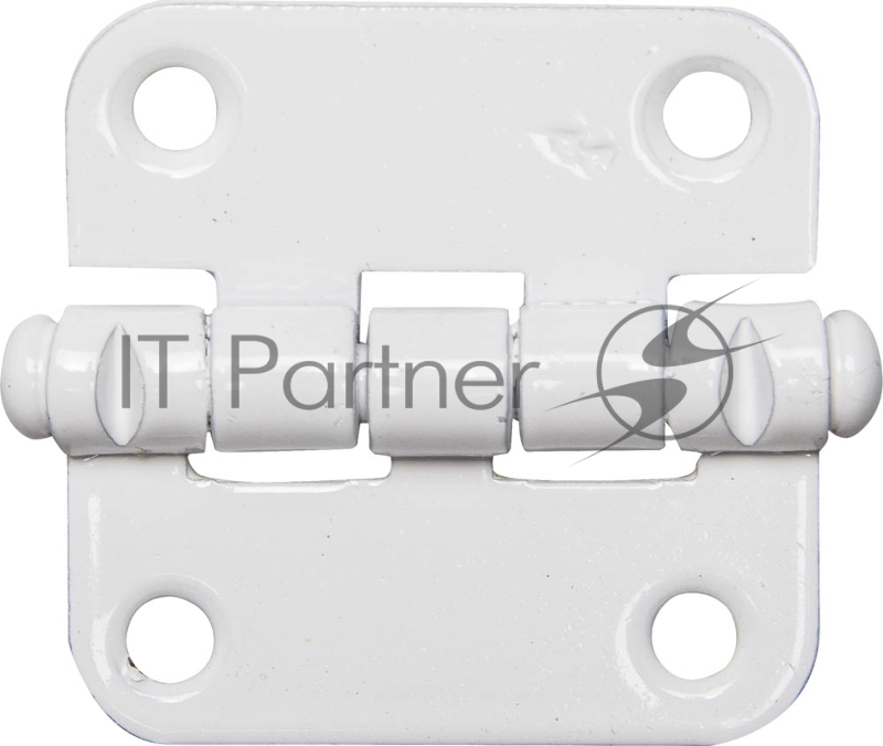 Петля накладная стальная ПН-40, цвет белый, универсальная, 40мм