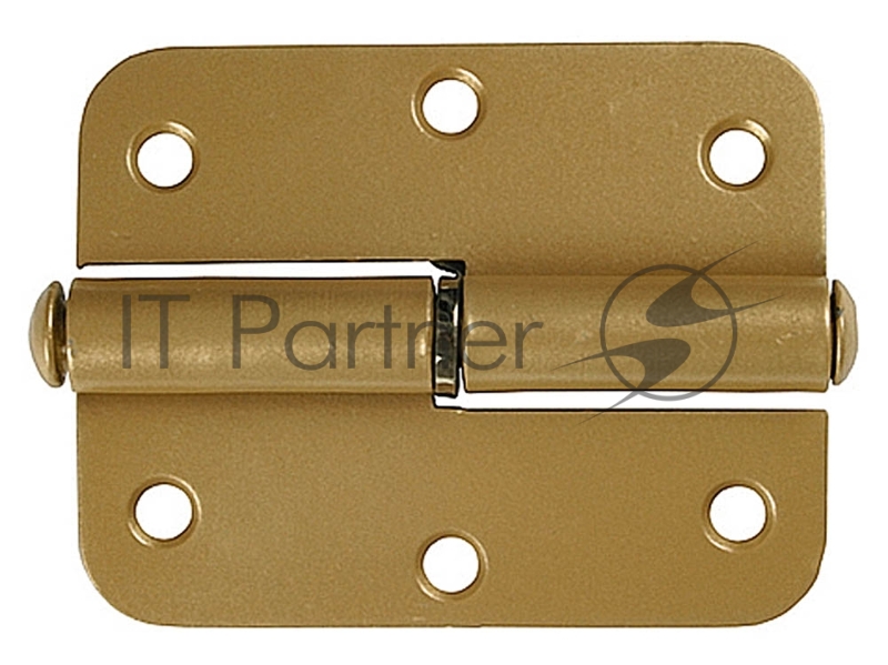 Петля накладная стальная ПН-85, цвет белый, левая, 85мм