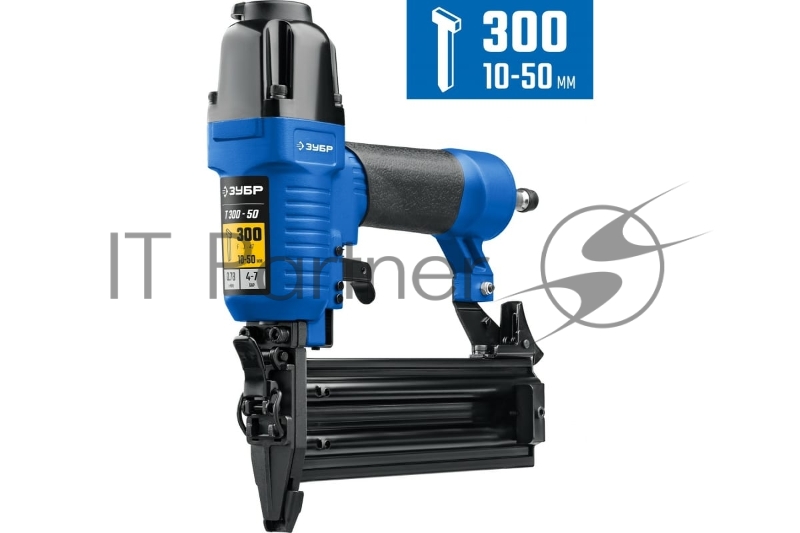 Нейлер (гвоздезабиватель) ЗУБР Т300-50 пневматический для гвоздей тип 300 (10-50 мм)