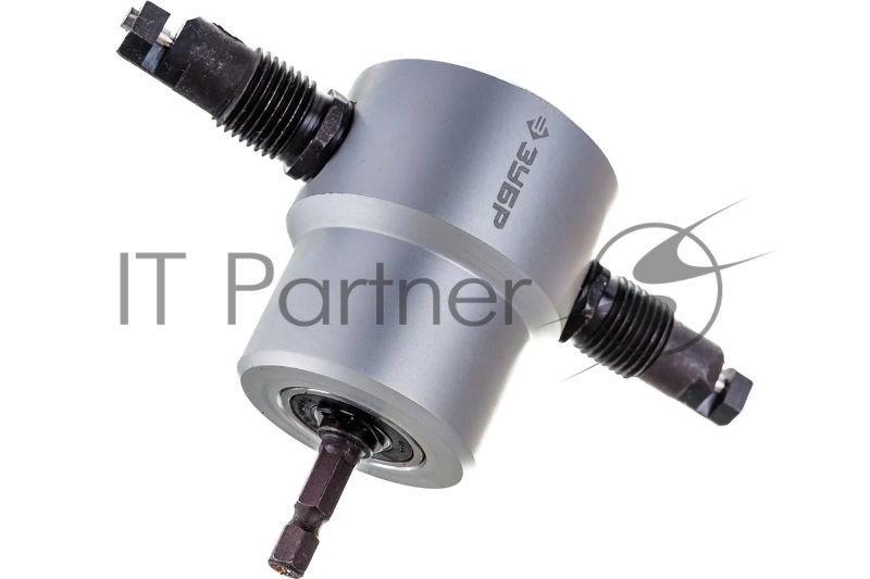 Насадка-ножницы ЗУБР СВЕРЧОК в металл. кейсе: для реза листового металла + запчасти.