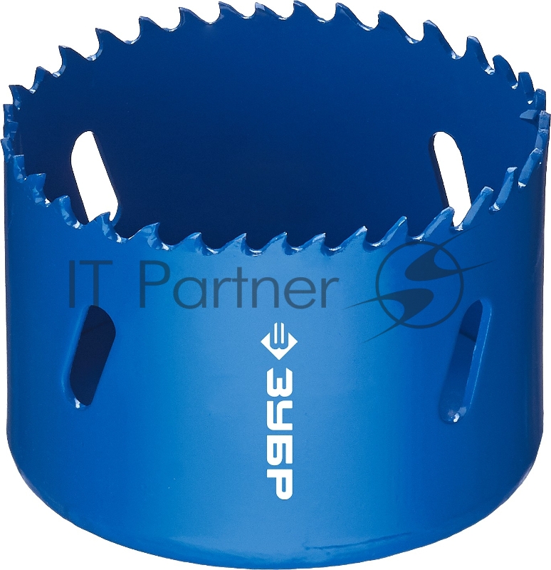 ЗУБР 64мм, коронка биметаллическая, быстрорежущая сталь